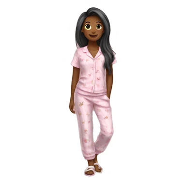 Cute but femenine girly pj  sticker