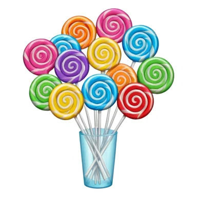 Bouquet of lolipops sticker