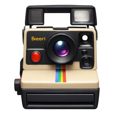 Polaroid camera sticker
