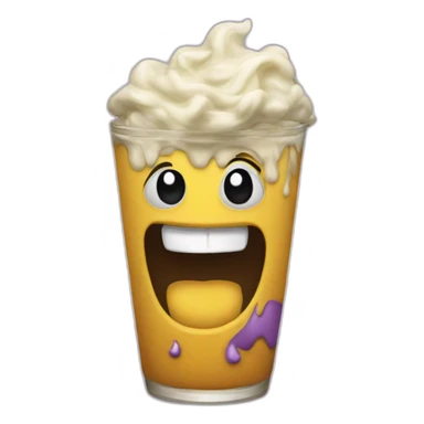 Grimace shake sticker
