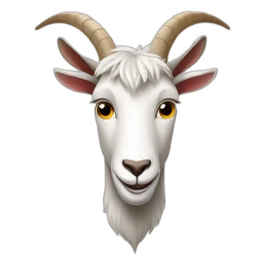 goat with lionel messi head sticker
