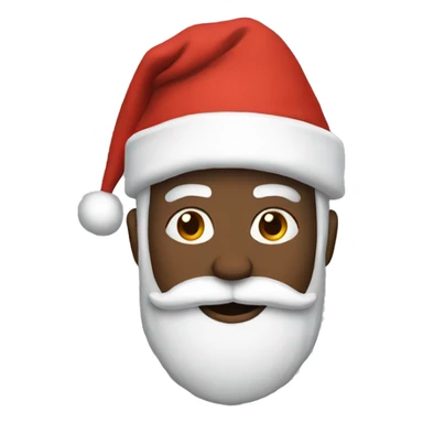 Santa wearing a horse t shirt sticker