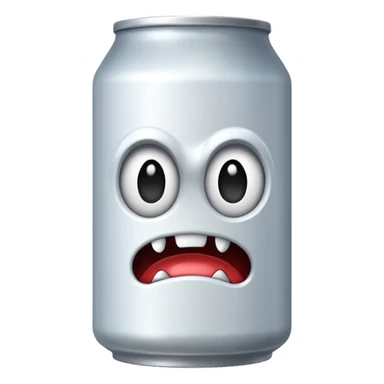 white monster can, energy drink sticker