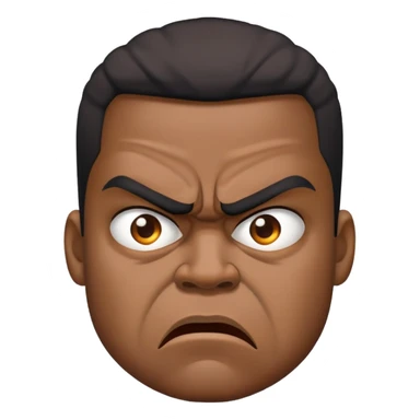 une personne noir enerve sticker