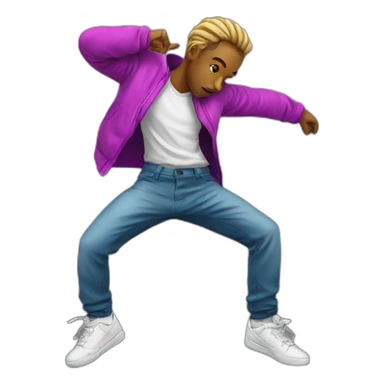 Breakdancer sticker