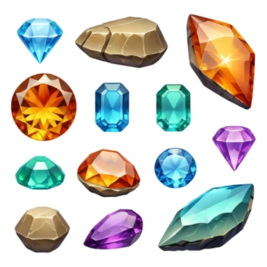 fossils and gemstones 💎 sticker