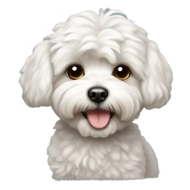 maltipoo dog sticker