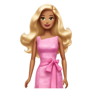 Barbie Doll in dress  sticker