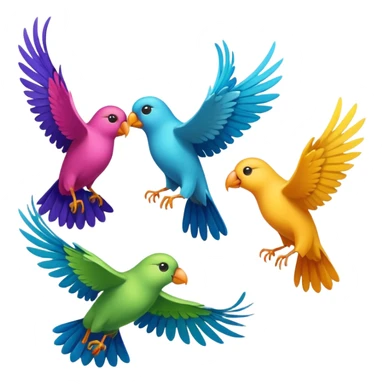 Birds sticker