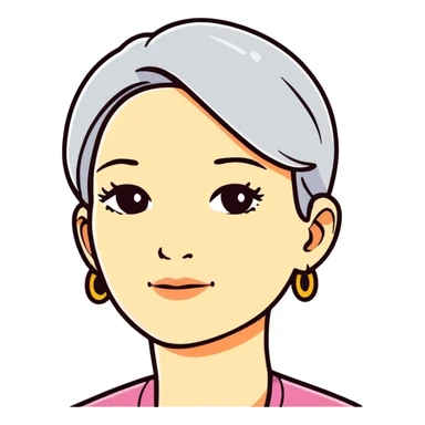 50-year-old woman sticker