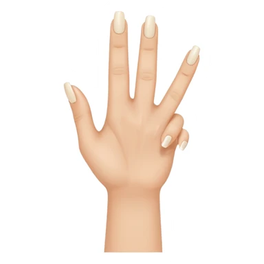 finger saying no sticker