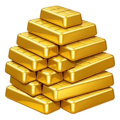 Tons of gold, a pile of gold sticker