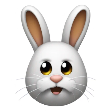 Runny nose rabbit   sticker