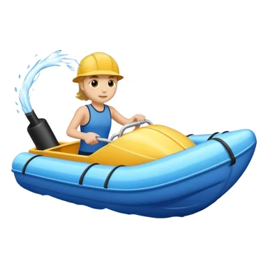 Sport water boat pulling tube sticker