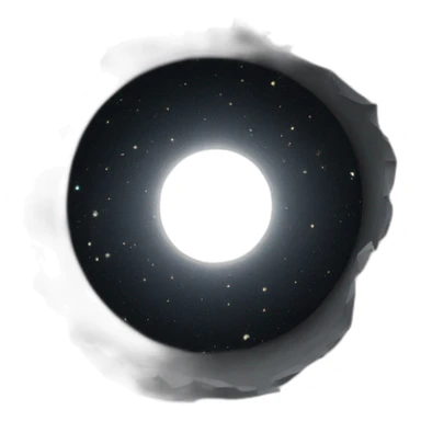 inside a black hole sticker