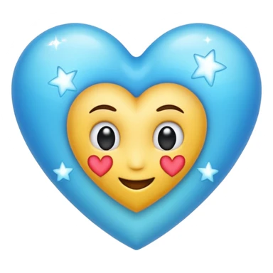 Emojis celestes de Disney: corazón, hada, glitter sticker