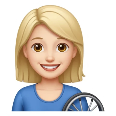 disabled woman sticker