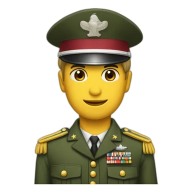 Saludo militar sticker