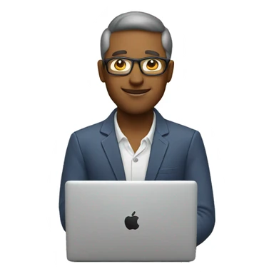 Architect with apple laptop sticker