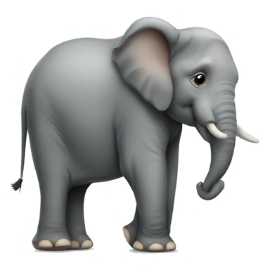 Elephant with trousers  sticker
