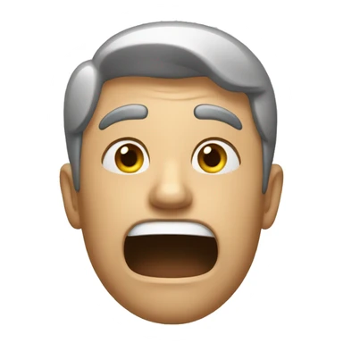 a man shocked sticker