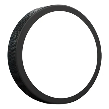 Ice hockey puck sticker