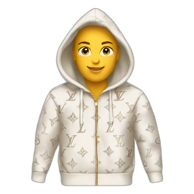Louis Vuitton hoodie sticker