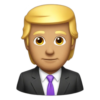 Gay Donald Trump sticker