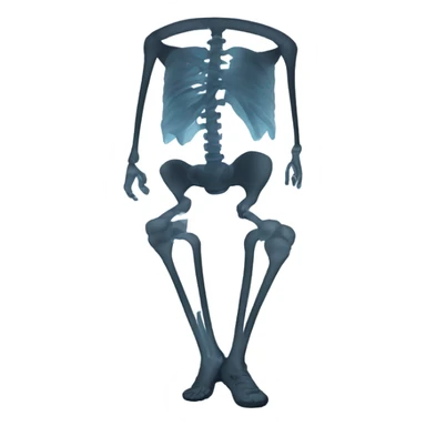 Broken hip X-ray  sticker