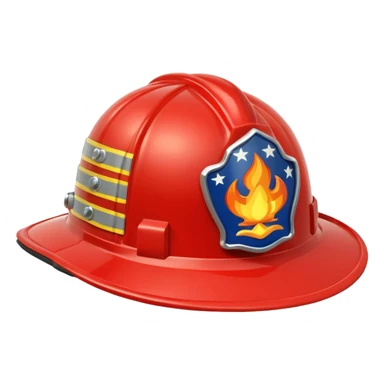 American style Fire helmet sticker
