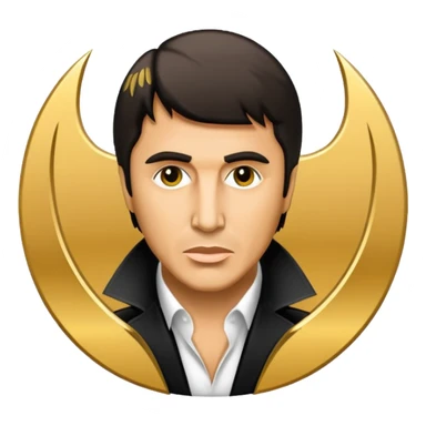 Tony Montana logo sticker