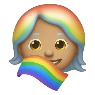 Amistad arcoiris sticker