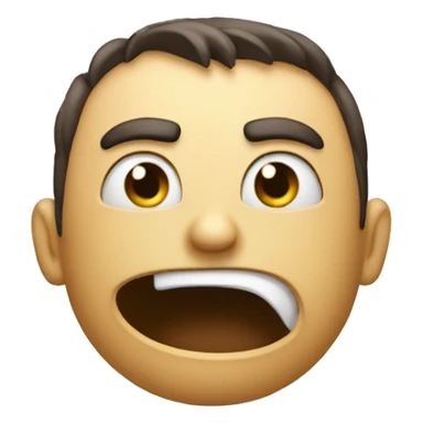 a GPT, LLM turning crazy, mad, angry, furious sticker