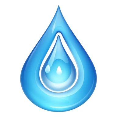 ampolla blu che si svuota sticker