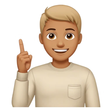 smiling middle finger portrait meme sticker