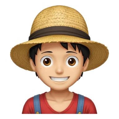 Luffy riendo sticker