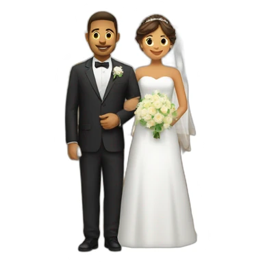 Mariage à l’église  sticker