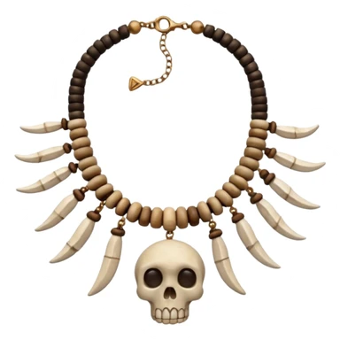 stone age necklace sticker