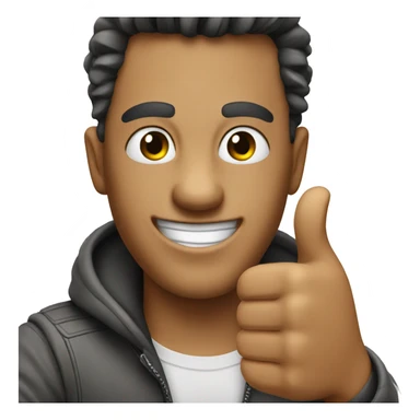 Super cool thumbs up sticker