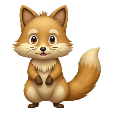 Cacomistl (full body) sticker