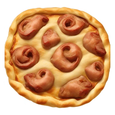 Burek with meat sticker