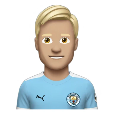 Haaland manchester city sticker