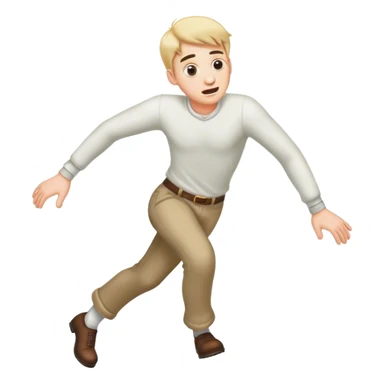 A man tripping out sticker