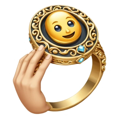 🥵+🤚+💍 sticker