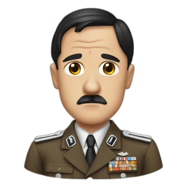 Hitler lève la main sticker