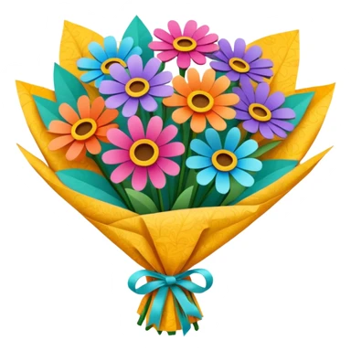 Bouquet Flower Wrap sticker