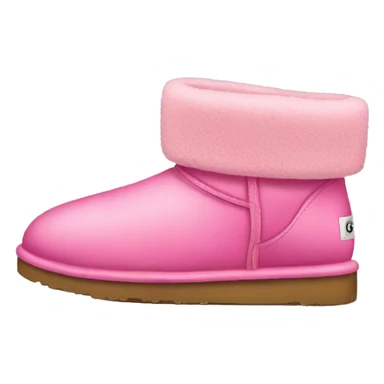 Pink UGG shoes sticker
