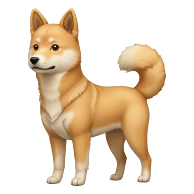 Jindo dog sticker
