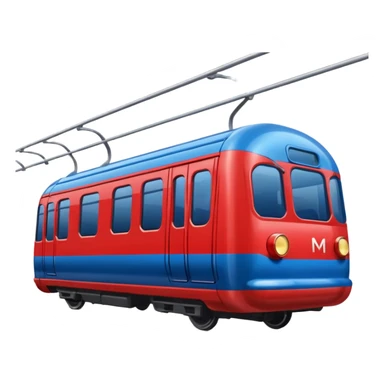 Moscow metro car from the outside sticker