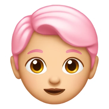 baby pink emoji sticker